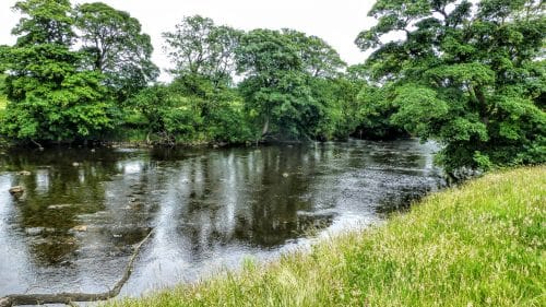 River Ure on approach to Masham