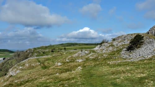 The path from Settle, along Giggleswick Scar
