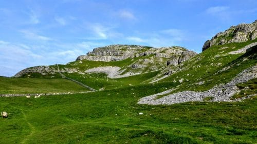 The limestone crags of Attermire Scar
